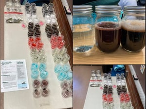 FB post on 4th grade river pollution activity